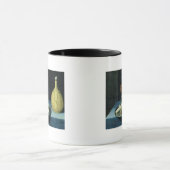 Het dessert van wafers mok (Midden)