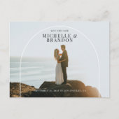 Het Detail van de boog de Volledige Foto verfijnd  Aankondigingskaart (Voorkant)