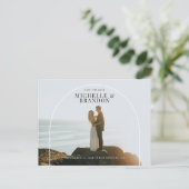 Het Detail van de boog de Volledige Foto verfijnd  Aankondigingskaart (Staand voorkant)