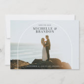 Het Detail van de boog de Volledige Foto verfijnd  Save The Date (Voorkant)