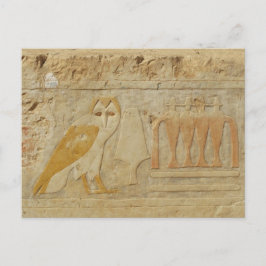 Het Detail van de Hiëroglief van de uil, Briefkaart