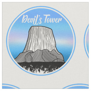Het Devil's Tower National Monument Stof