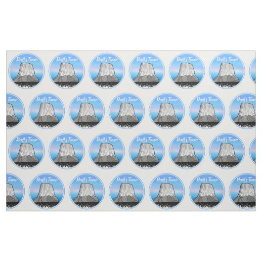 Het Devil's Tower National Monument Stof (Fat Quarter)