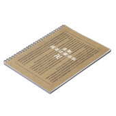 Het Diamond Sutra Script-Notitieboek Notitieboek (Linkerzijde)