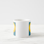 Het dichte Schilderen van Aantal Één PoolKoop Espresso Kop (Voorkant)