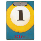 Het dichte Schilderen van Aantal Één PoolKoop Klembord (Voorkant)