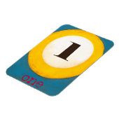 Het dichte Schilderen van Aantal Één PoolKoop Magneet (Linkerzijde)