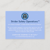 Het dichte Visitekaartje van Info van de Academie  (Achterkant)