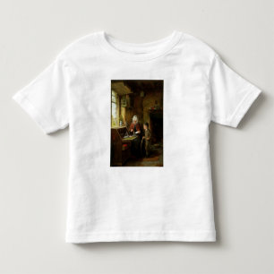 Het dichten van een Brief, 1890 (olie op paneel) Kinder Shirts
