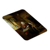 Het dichten van een Brief, 1890 (olie op paneel) Magneet (Rechterzijde)