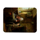 Het dichten van een Brief, 1890 (olie op paneel) Magneet (Horizontaal)