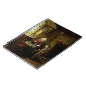 Het dichten van een Brief, 1890 (olie op paneel) Notitieboek (Linkerzijde)