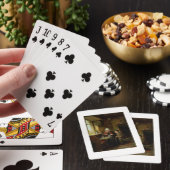 Het dichten van een Brief, 1890 (olie op paneel) Pokerkaarten (Insitu)