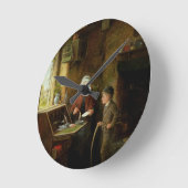 Het dichten van een Brief, 1890 (olie op paneel) Ronde Klok (Hoek)