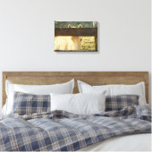 Het dichtknijpen van het hek canvas afdruk (Insitu (Slaapkamer))