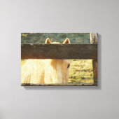 Het dichtknijpen van het hek canvas afdruk (Voorkant)