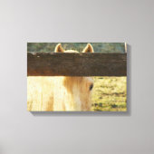 Het dichtknijpen van het hek canvas afdruk (Voorkant)