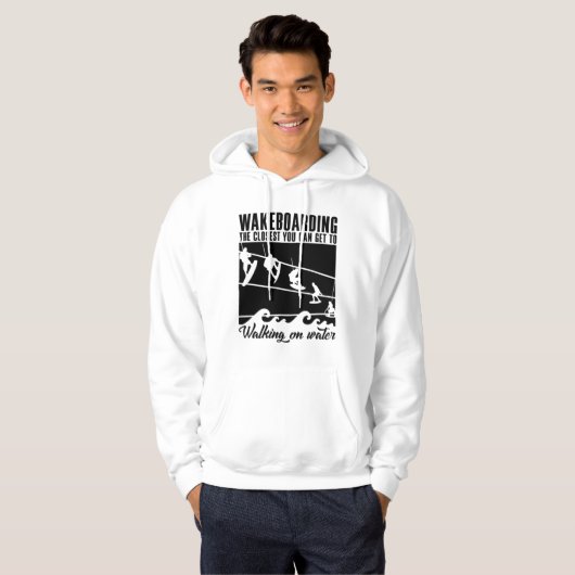 Het dichtst bij de wakeboarder hoodie (Voorkant volledig)