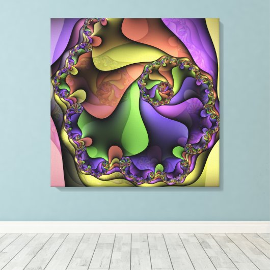 Het dichtstbijzijnde Verplette Canvas (Insitu (Houten vloer))