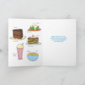 HET DIEET VAN HET WENSKAART KAART (Binnen)