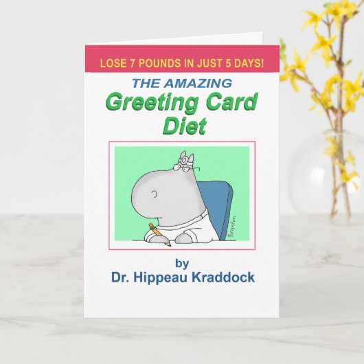 HET DIEET VAN HET WENSKAART KAART (Gele Bloem)