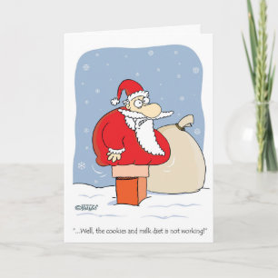 Het dieet werkt niet... feestdagen kaart