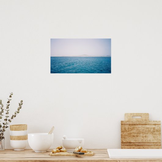 Het diepblauw poster (Keuken)