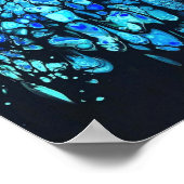 Het diepblauw poster (Hoek)