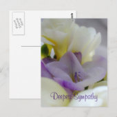 Het diepste Briefkaart van sympathie (Voorkant / Achterkant)