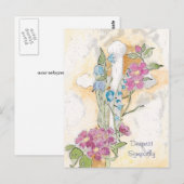 Het diepste Briefkaart van sympathie (Voorkant / Achterkant)