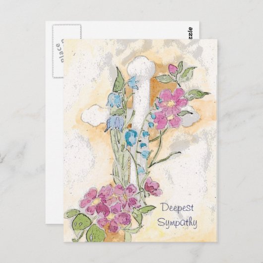 Het diepste Briefkaart van sympathie (Voorkant / Achterkant)