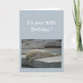 Het Dier van de Ijsbeer van de Humor van de Kaart (Voorkant)