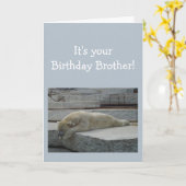 Het Dier van de Ijsbeer van de Humor van de Kaart (Gele Bloem)