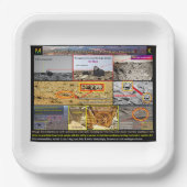 Het dierenleven van Mars Papieren Bordje (Voorkant)