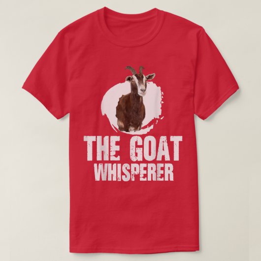 Het Dierenvriend van de geit Whisperer Farmer Squa T-shirt (Design voorkant)