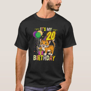 Het Dierenvriend van mijn 20e verjaardag tijger T-shirt