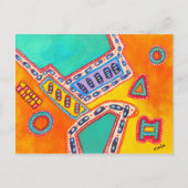 Het dierlijke Abstracte Briefkaart van Dromen (Voorkant)