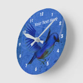 Het Dierlijke Art. van mooie Sialia Ronde Klok (Hoek)