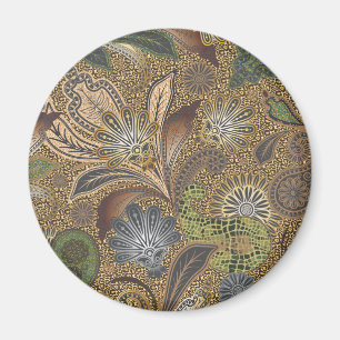 Het dierlijke Patroon van Paisley van de Druk Magneet