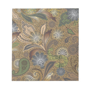 Het dierlijke Patroon van Paisley van de Druk Notitieblok