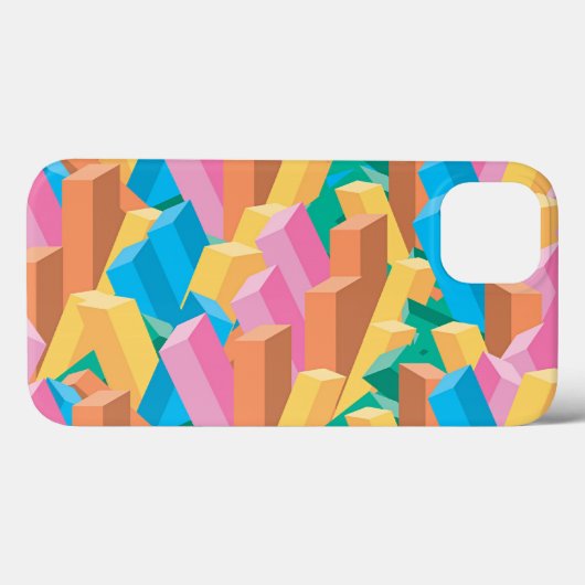 Het digitale Abstracte Kleurrijke Hoesje van de (Achterkant (horizontaal))