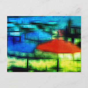 Het digitale effect van de band van stijl "indruk" feestdagenkaart