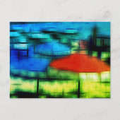 Het digitale effect van de band van stijl "indruk" feestdagenkaart (Voorkant)