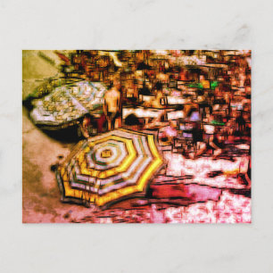 Het digitale effect van de band van stijl "indruk" feestdagenkaart