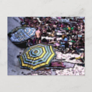 Het digitale effect van de band van stijl "indruk" feestdagenkaart