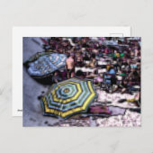 Het digitale effect van de band van stijl "indruk" feestdagenkaart (Voorkant / Achterkant)