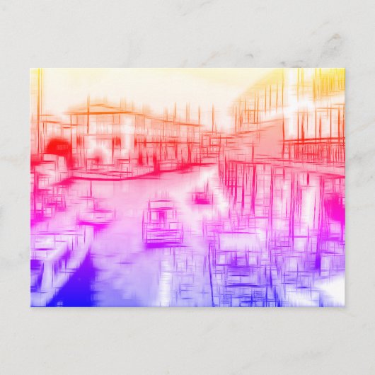 Het digitale effect van stijl "indruk" feestdagenkaart (Voorkant)