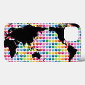 Het digitale Kleurrijke Hoesje van de Telefoon van (Achterkant (horizontaal))