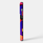 Het digitale mozaïek: een hypermoderne visie iPhone hoesje (Linkerkant)