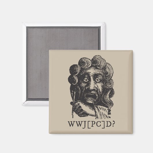 Het dilemma van de vervalser magneet (Voorkant / Achterkant)